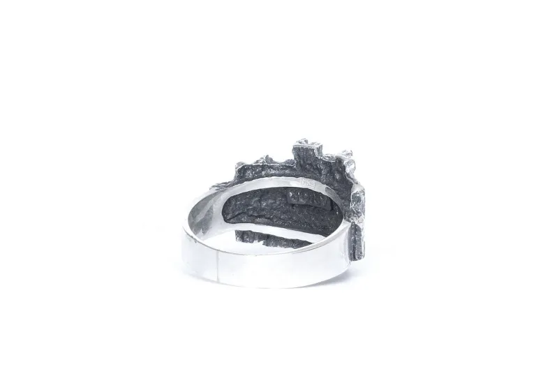 Anillo Dana azul pequeño