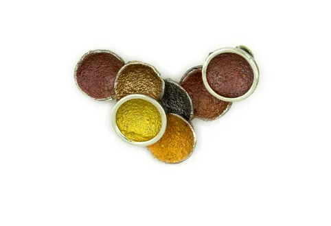 Singular ochre Medium Pendant
