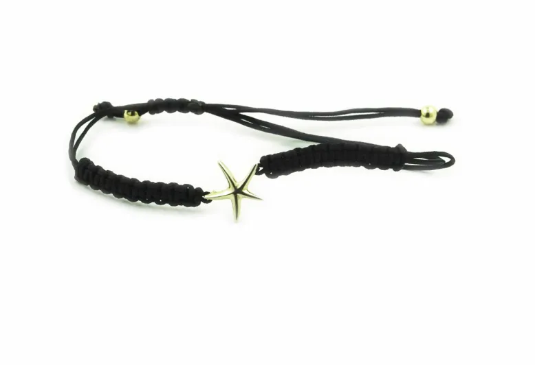 Polsera estrella de mar petita macramé