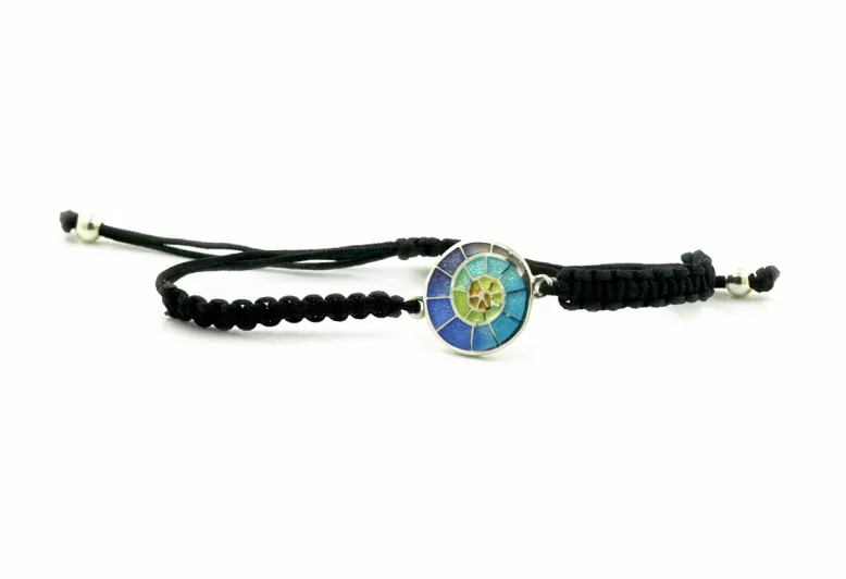 Colorins macramé cargol scale bracelet