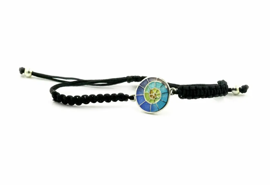 Colorins macramé cargol scale bracelet