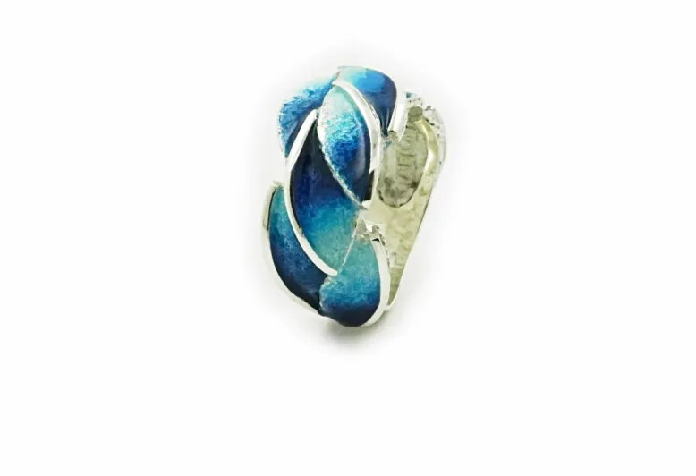 Anillo Eire azul