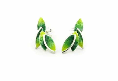Pendientes Eire pequeños verde 