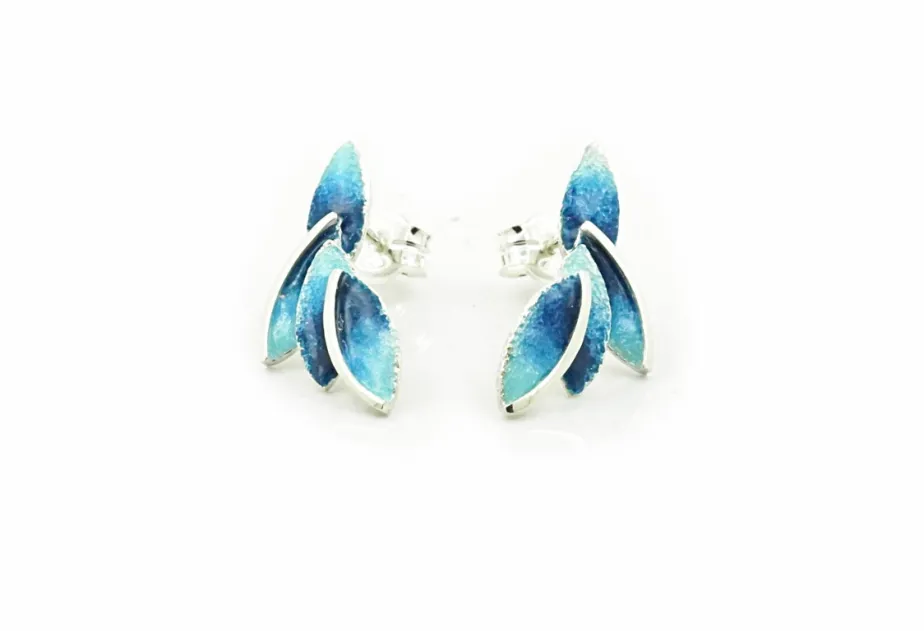 Pendientes Eire pequeños azul