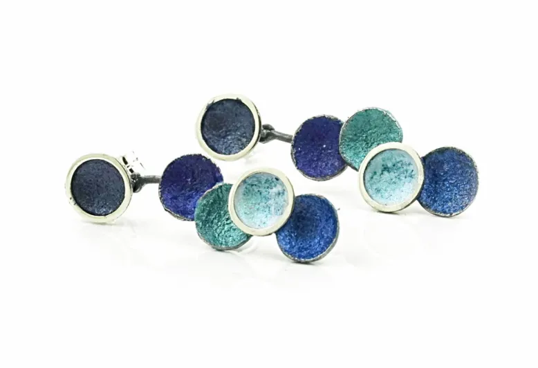 Arracada Singular 2 peces 5R gran blau 