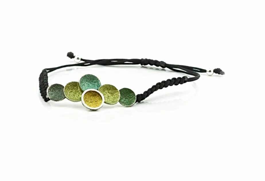 Polsera Singular macramé verd