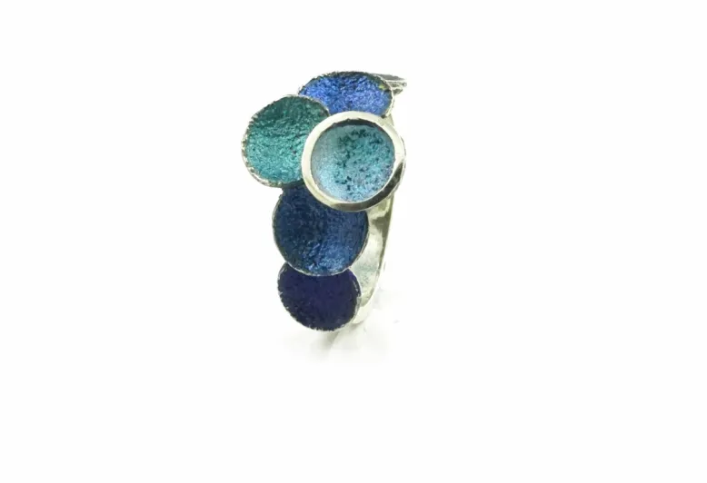 Singular blue Small ring