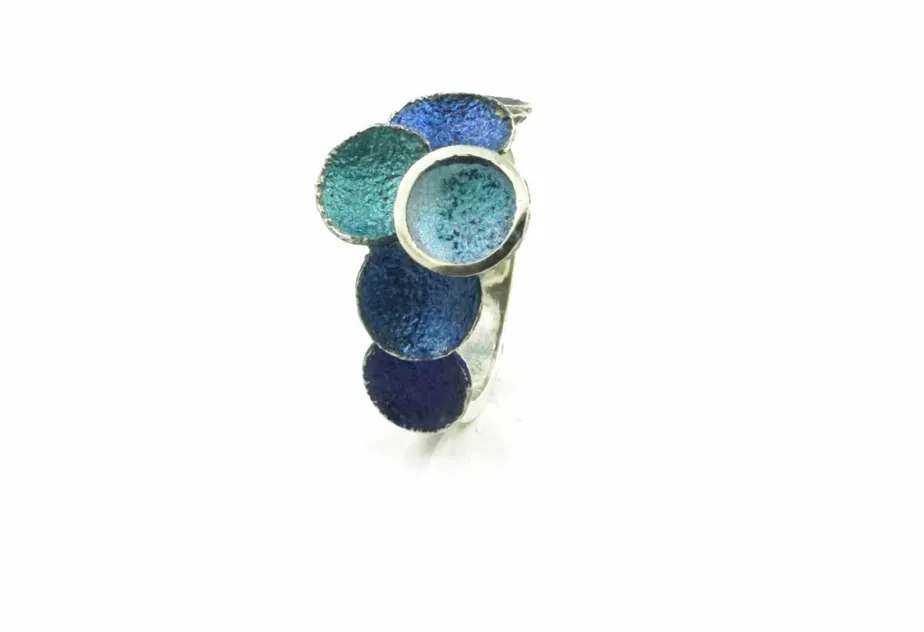 Singular blue Small ring
