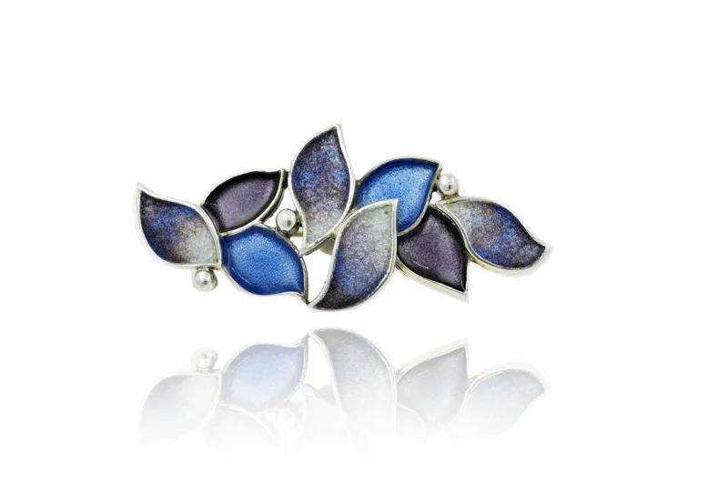Large Violet Amil Brooch