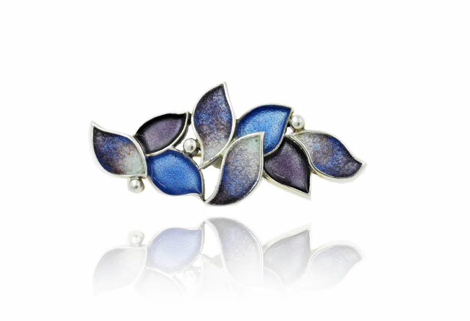 Large Violet Amil Brooch