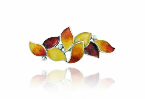 Broche Grande Amil Ocre
