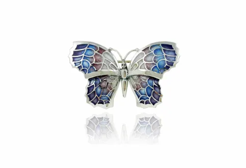 Broche Pequeño de Mariposa Fly Violeta