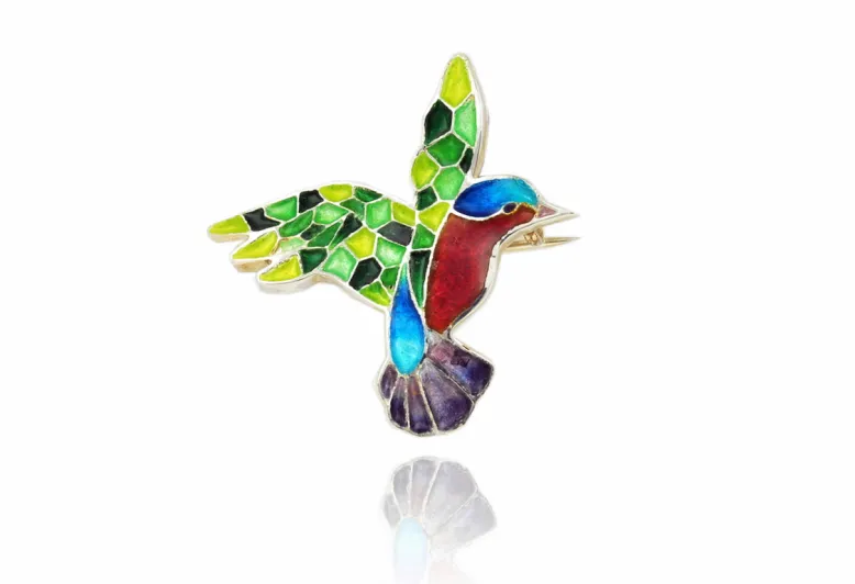 Fermall colibrí trencadis colorins