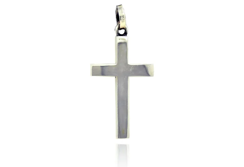 Glattes lateinisches Kreuz