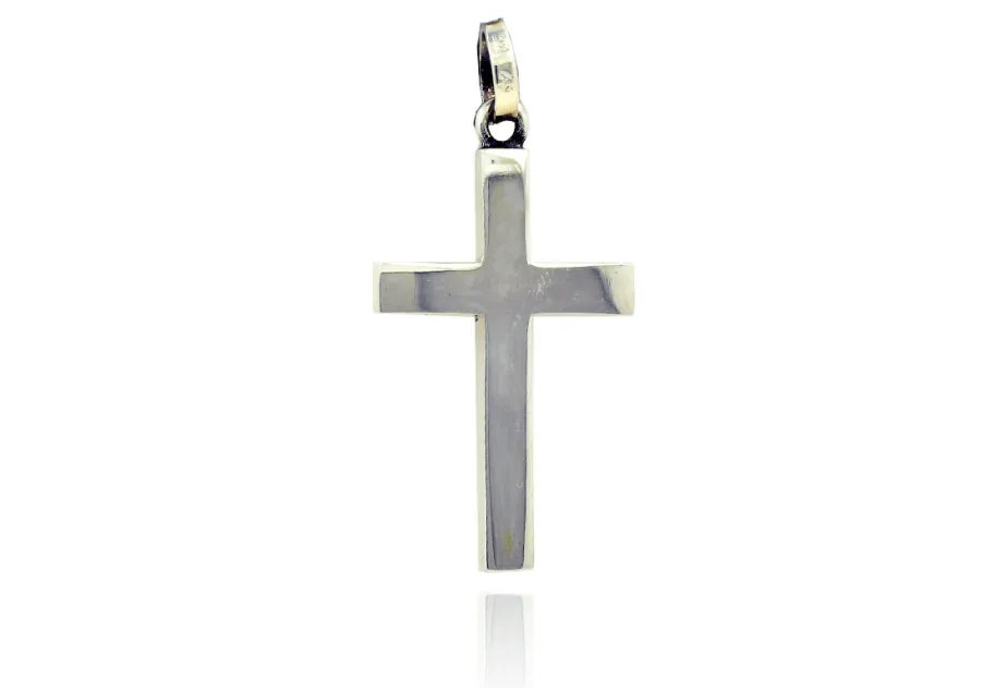 Glattes lateinisches Kreuz