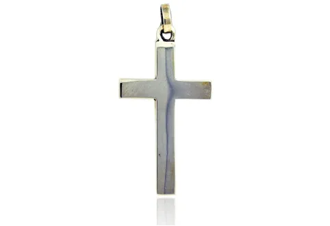 Glattes lateinisches Kreuz