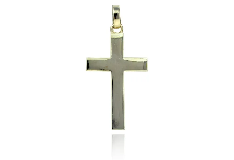 Glattes lateinisches Kreuz