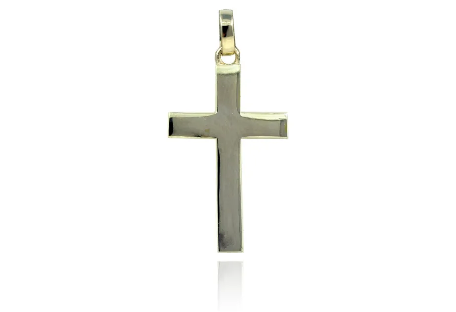 Glattes lateinisches Kreuz