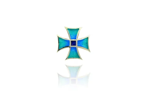 Blue Greek Cross