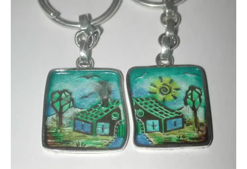 Llavero casa de campo