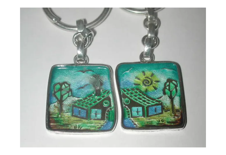 Llavero casa de campo