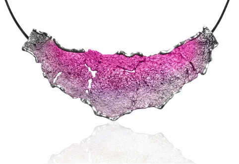 Boreal pink Intenzza big necklace