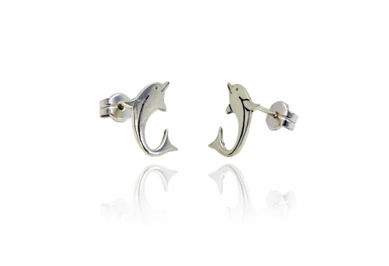 Pendientes delfin grande