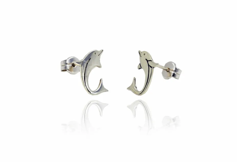 Pendientes delfin grande