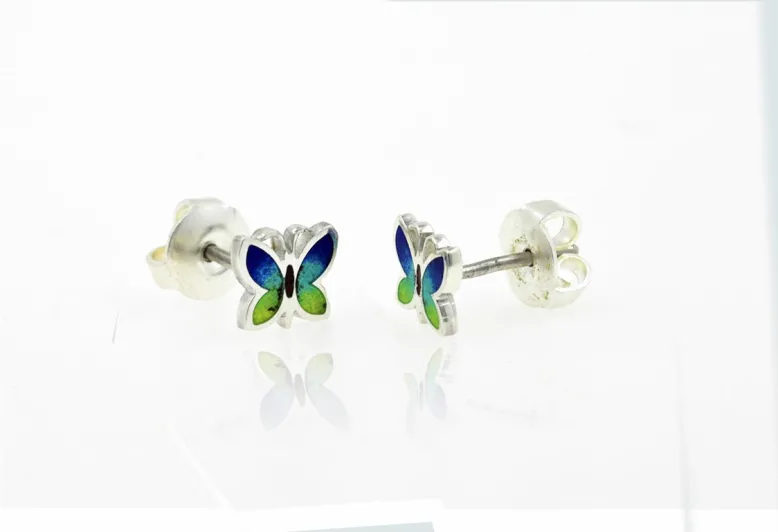 Butterfly coloured earriing