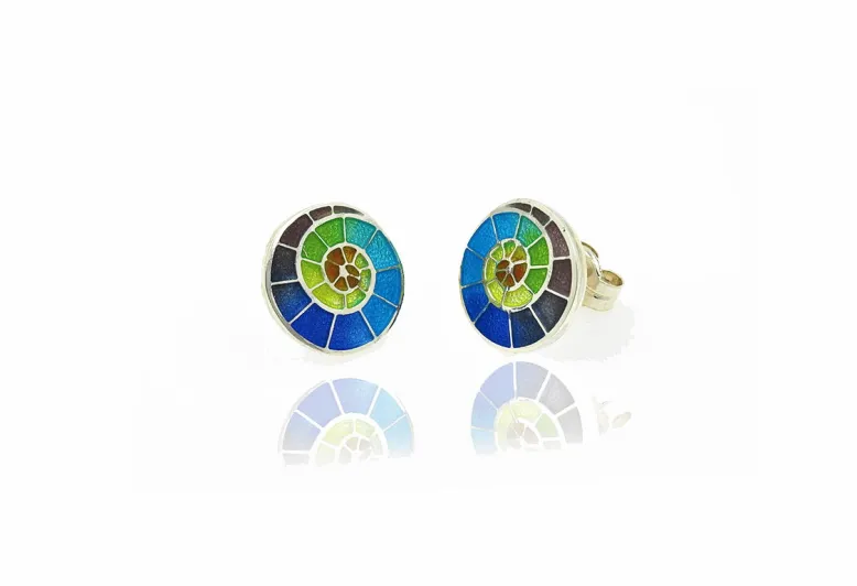 Pendientes escalera caracol pequeña