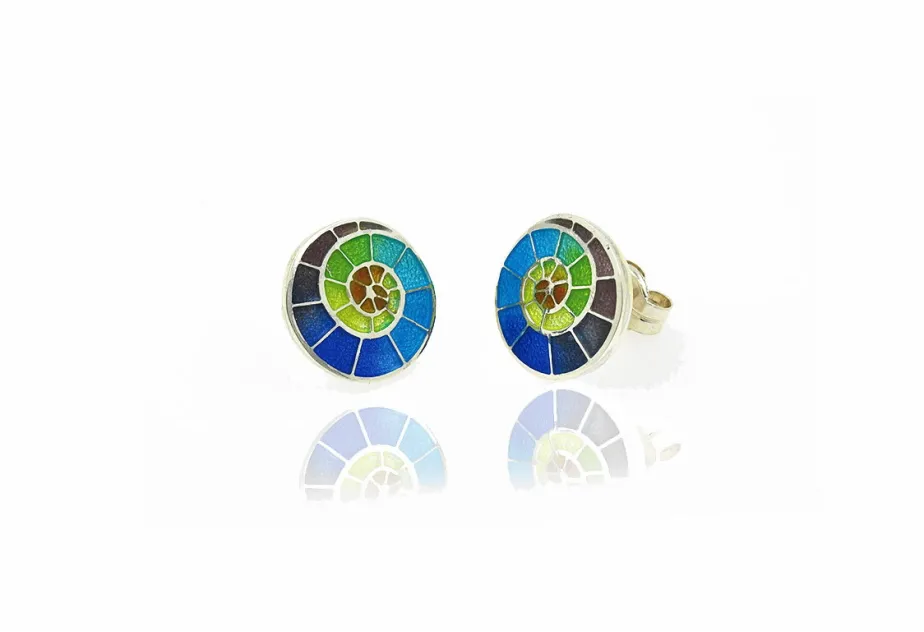 Pendientes escalera caracol pequeña