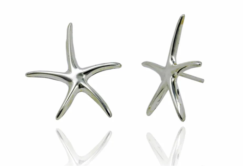 Pendientes Estrella de Mar mega grande