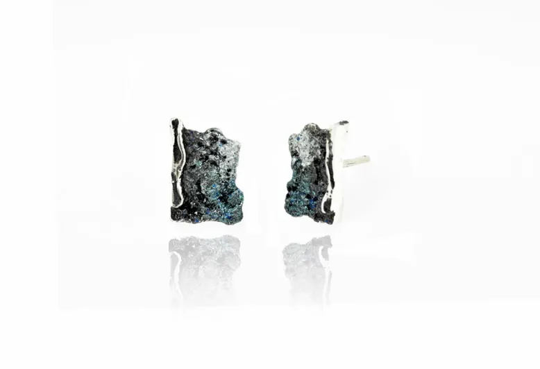 Pendientes Intenzza Grises Pequeños