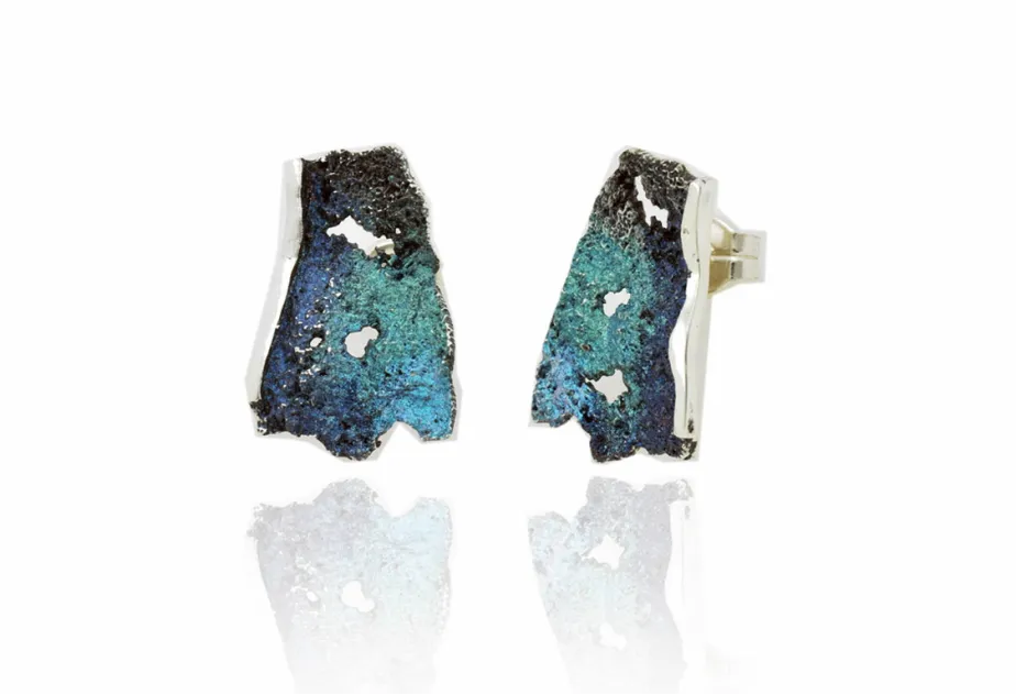 Pendientes Intenzza Azul Formentera Medianos