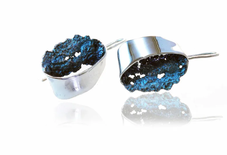 Formentera-blue Gala big earrings