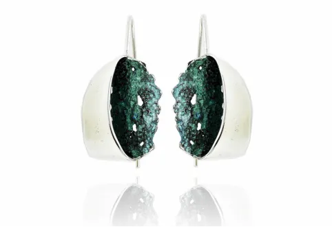 Pendientes Gala Verde Esmeralda