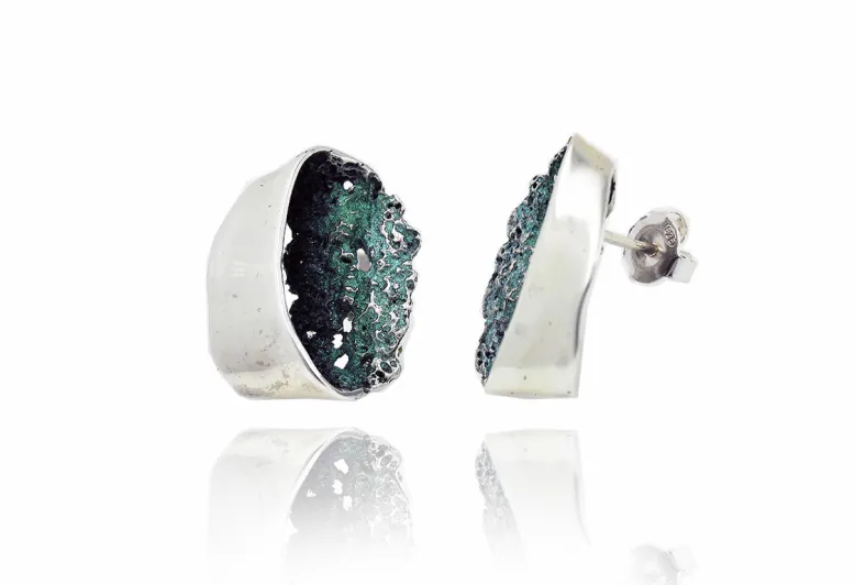 Pendientes Gala Verde Esmeralda
