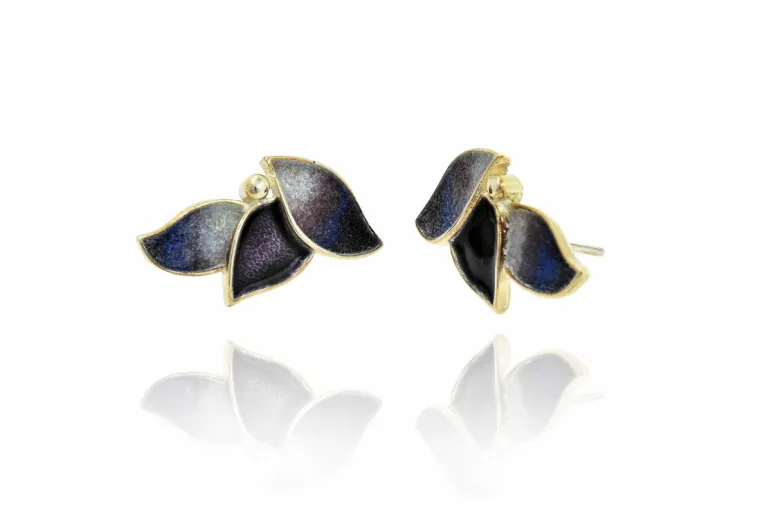 Large Violet Amil Earrings
