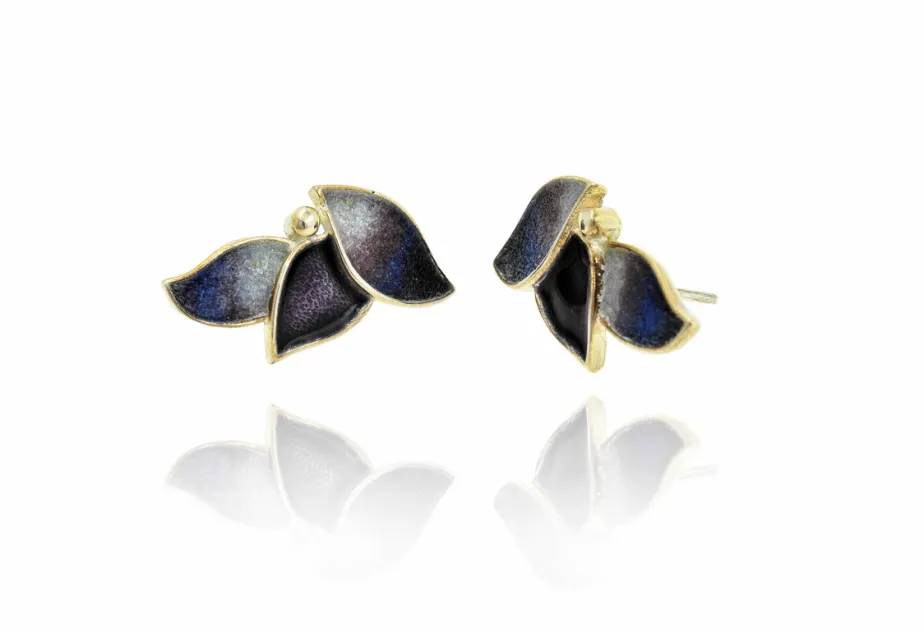 Large Violet Amil Earrings