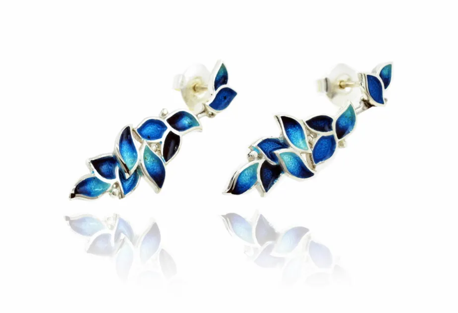 Hanging Blue Amil Earrings