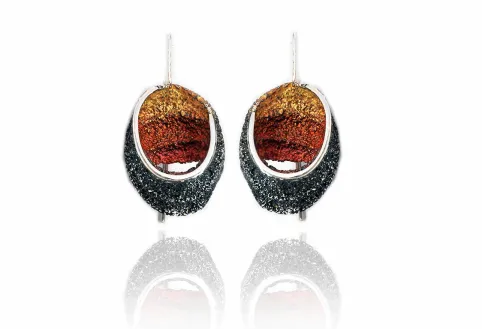 Ochre Sinera big earrings