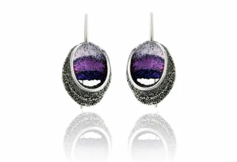 Pendientes Sinera Violetas