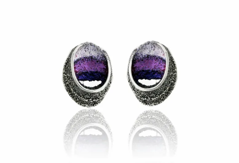 Pendientes Sinera Violetas