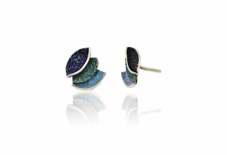 Pendientes Smile Azules Pequeños