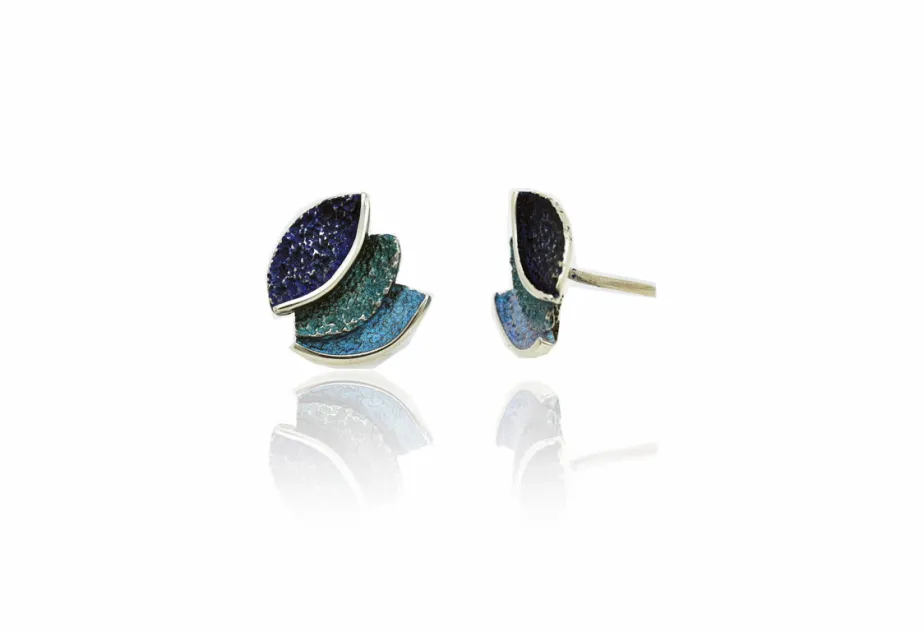 Pendientes Smile Azules Pequeños