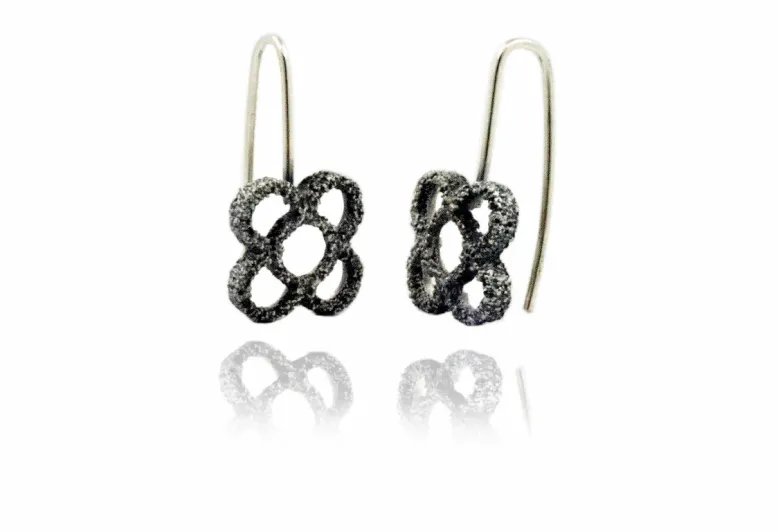 Large Perforated Panot Earrings