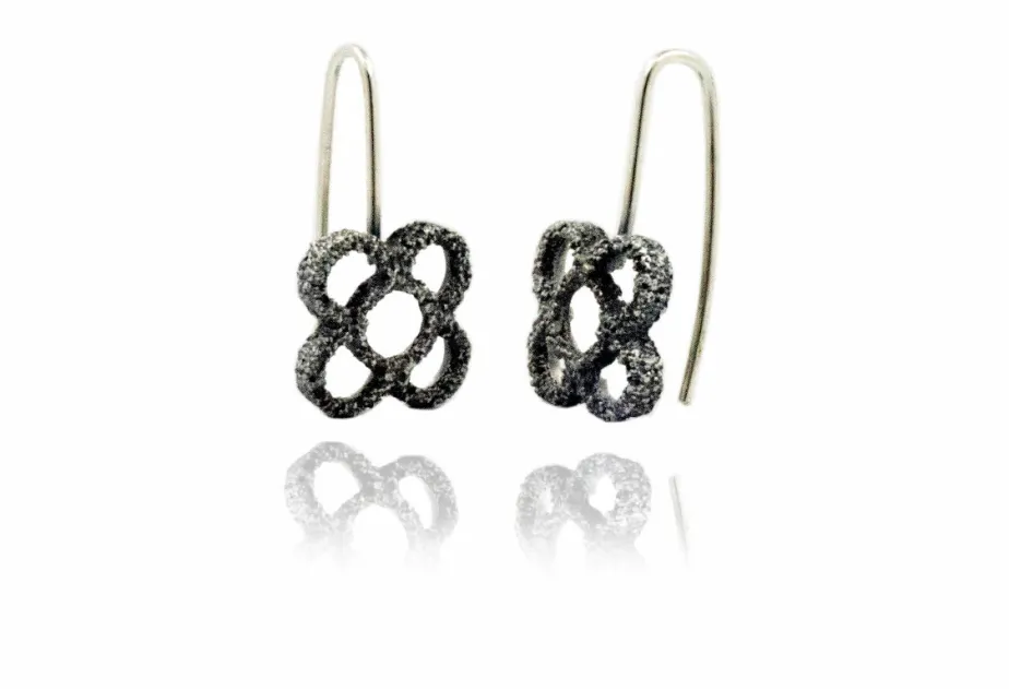 Large Perforated Panot Earrings