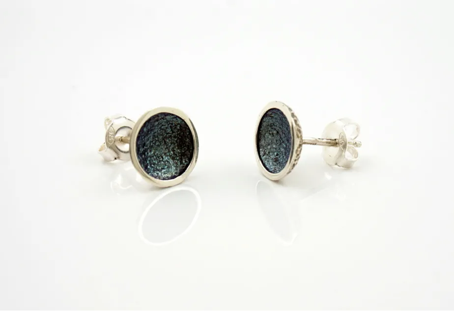 Pendientes Singular Pequeños Grises