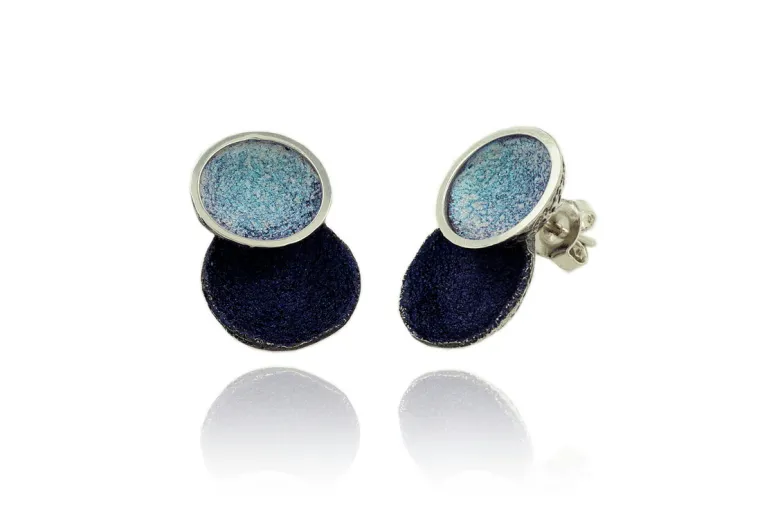 Pendientes Singular Grandes Azules