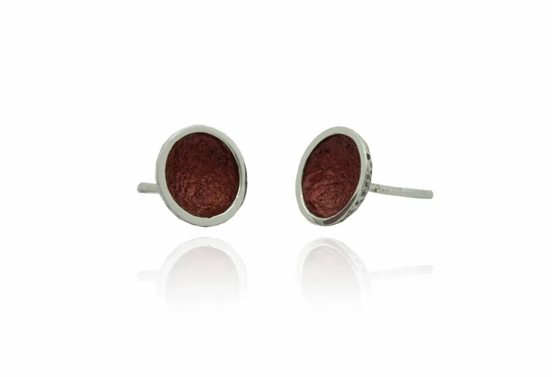 Pendientes Singular Pequeños Rojos